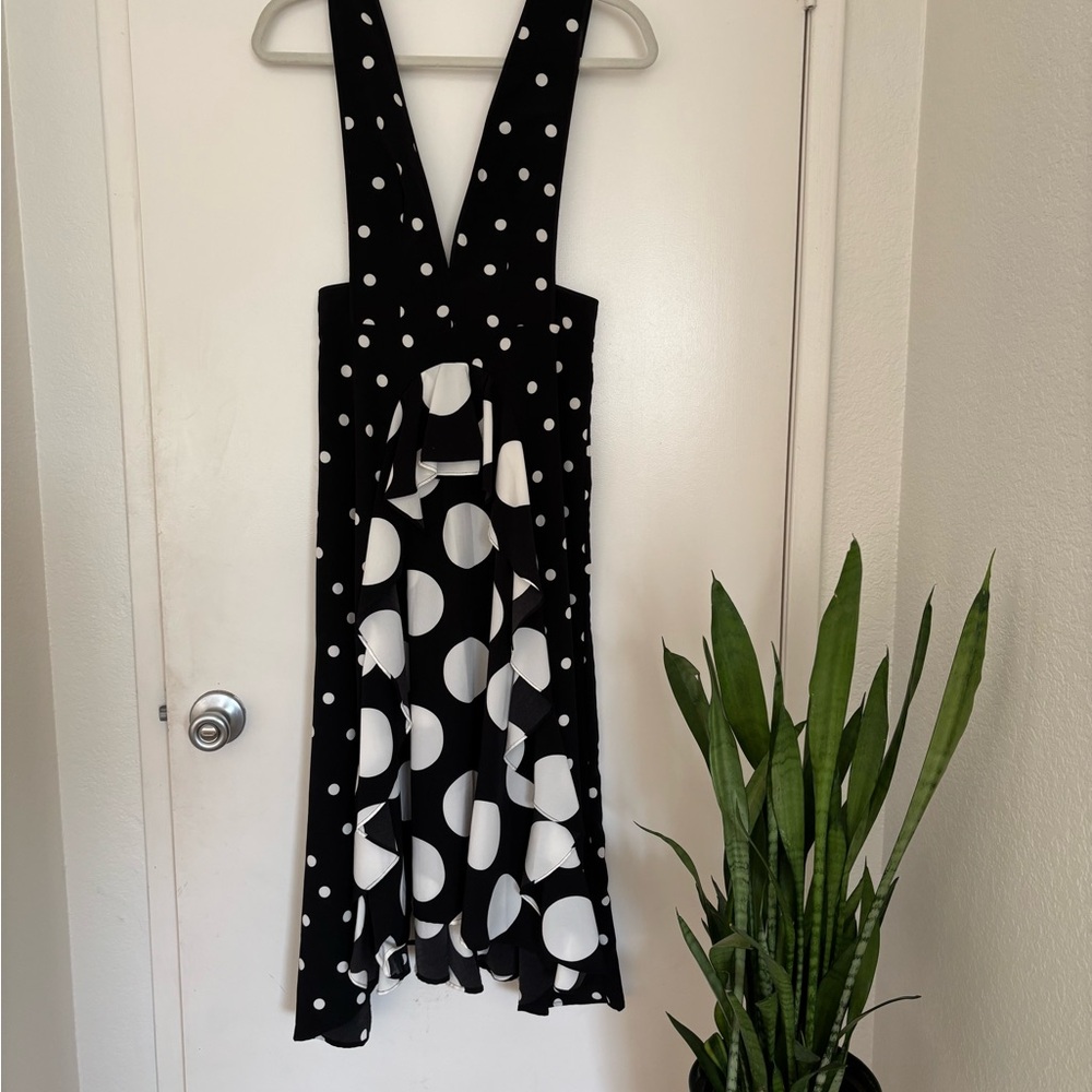 Black and White Polka Dot Dress